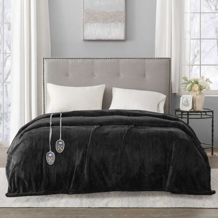 Beautyrest Heated Plush Blanket & Reviews Wayfair